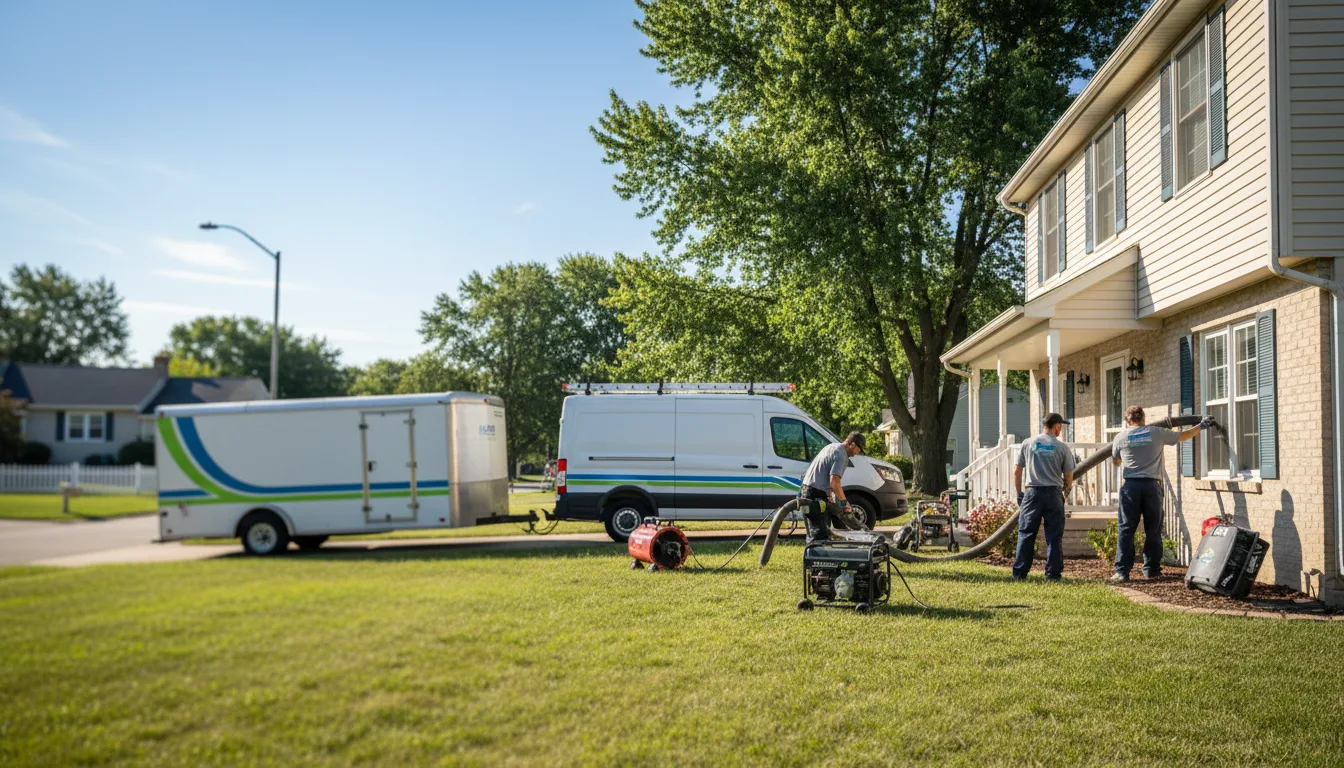 Flooded Basement Restoration And Cleanup With Repair in Marion, MI near me